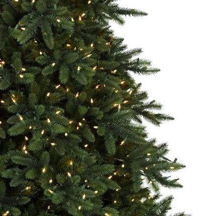Árbol de Navidad California Baby Redwood con Luces LED – Ramas Articuladas y Base Metálica Premium