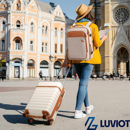 Juego de Equipaje de 3 Piezas Ukein con Valija, Mochila y Neceser