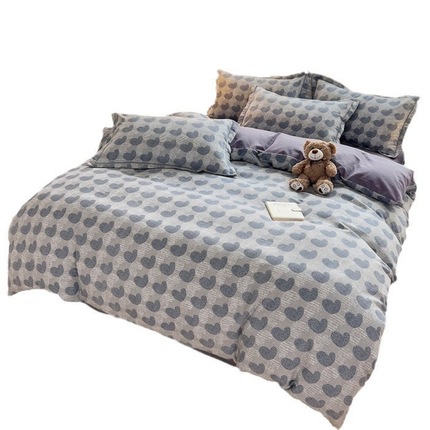 Juego de Cama Completo Estampado en Algodón y Poliéster